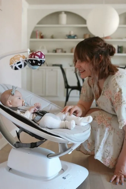 Обзор качелей UPPAbaby Mamaroo Smart Swing