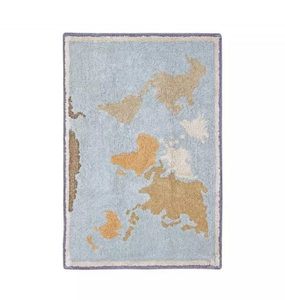 Ковер Lorena Canals RugCycled World Map (70x100 cм)